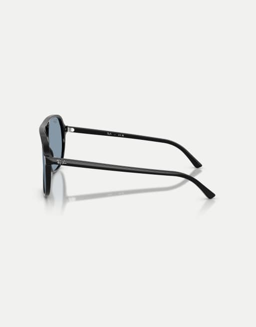 Ray-Ban - Bill - Occhiali da sole quadrati neri con lenti blu, 3 di 3