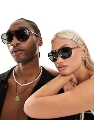 Ray-Ban Ray-Ban bill one aviator sunglasses in black