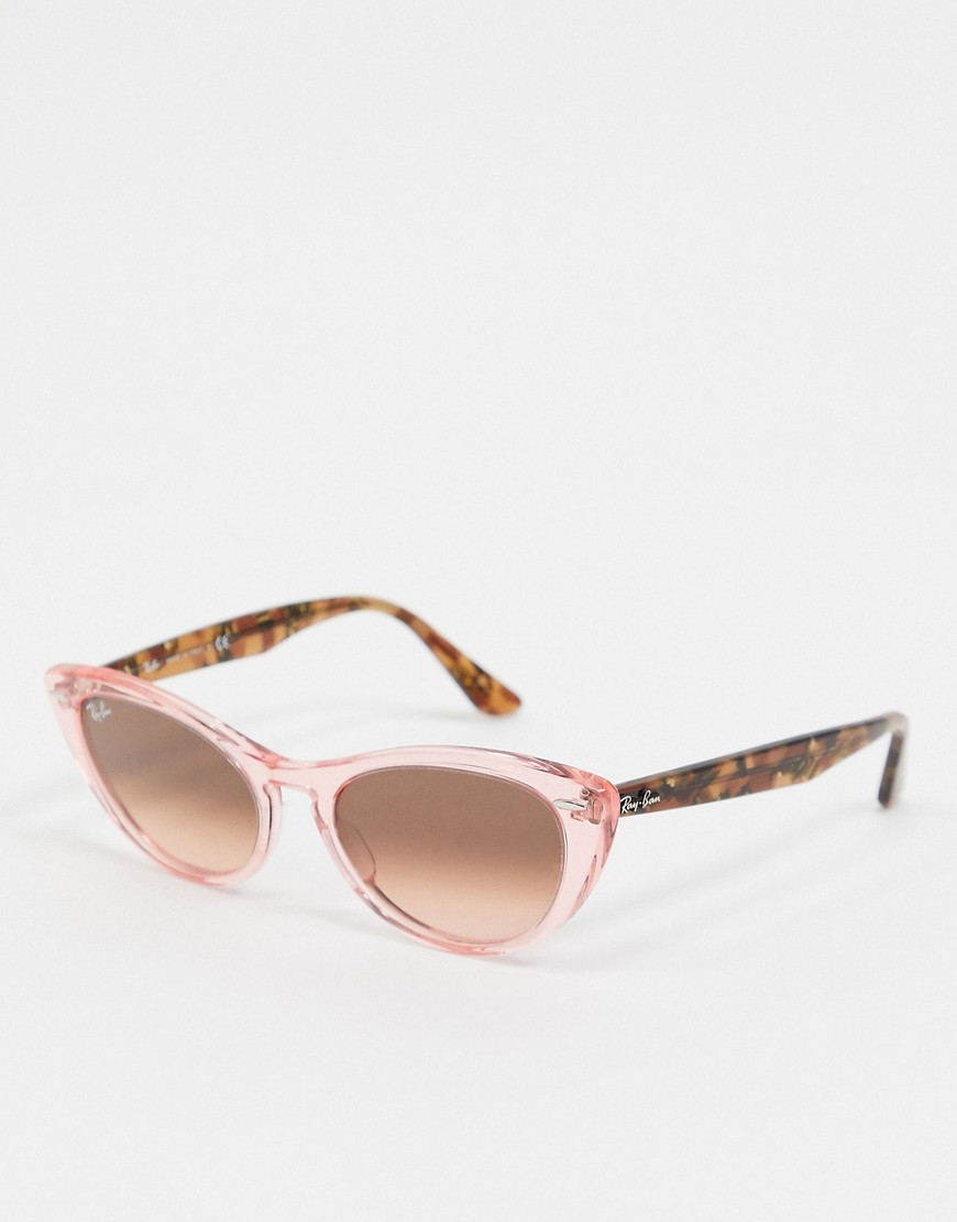 Ray-Ban - Cat Eye zonnebril in roze-Multi