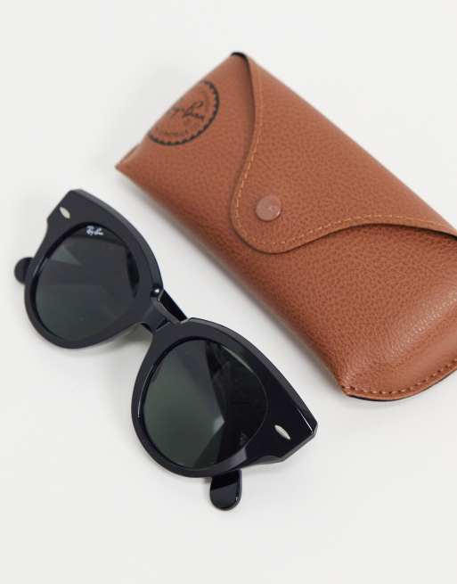 Beïnvloeden hebben Defecte Ray-Ban - Cat eye zonnebril voor dames in zwart 0RB2192 | ASOS