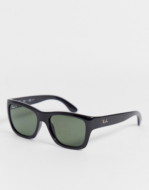 Ray Ban chunky wayfarer sunglasses in black