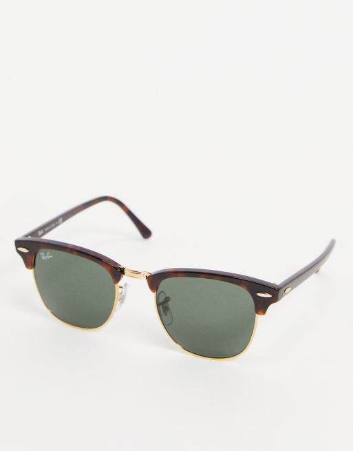 Ray Ban Clubmaster Sunglasses 0rb3016 W0366 49 Asos