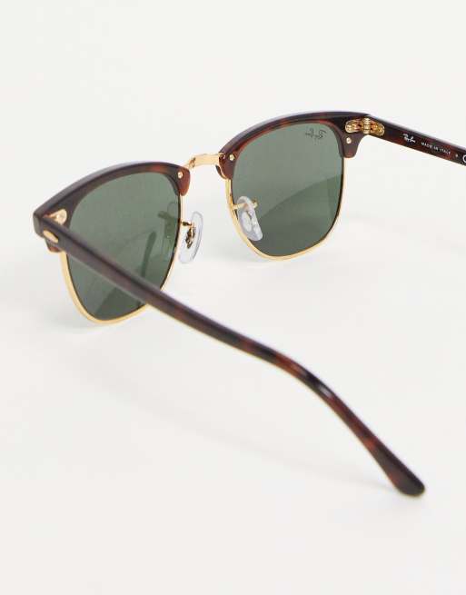 Ray Ban Clubmaster Sunglasses 0rb3016 W0366 49 Asos