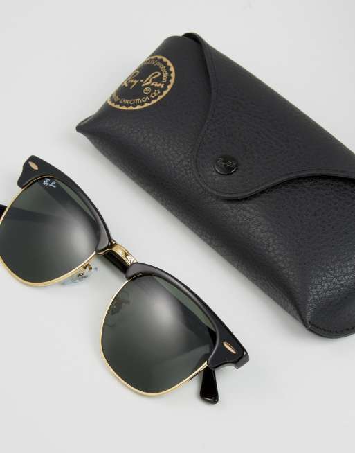 Ray Ban Clubmaster Sunglasses 0rb3016 Asos
