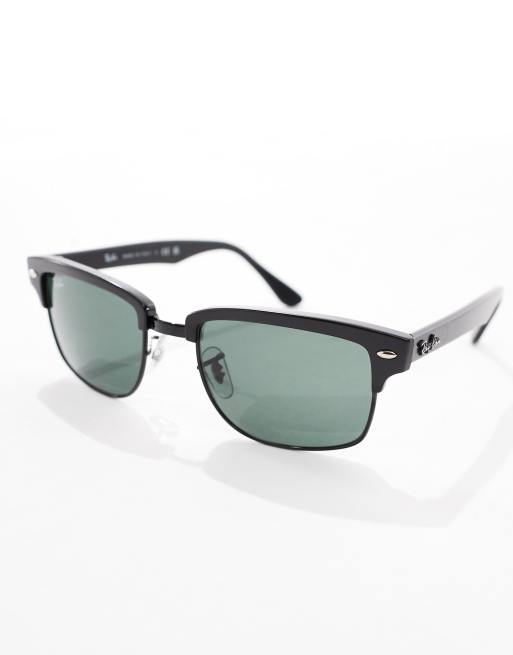 Ray-Ban clubmaster sunglasses in black ASOS