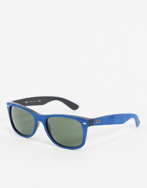 Ray-Ban clubmaster sunglasses in blue
