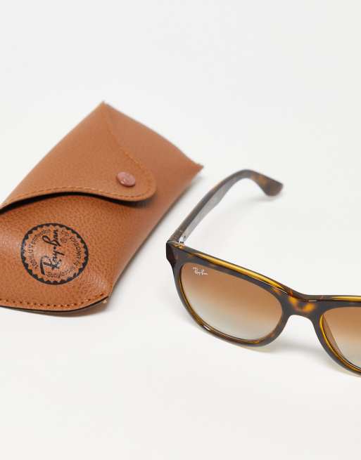 Ray-Ban clubmaster sunglasses in tortoiseshell | ASOS