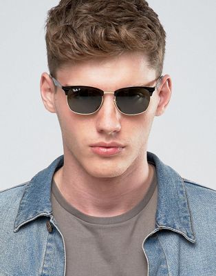 polarised clubmaster sunglasses