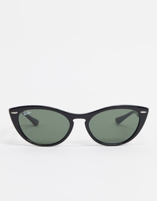 Ray-Ban – Czarne okulary przeciwsłoneczne typu kocie oczy ORB4314N, 4 z 4
