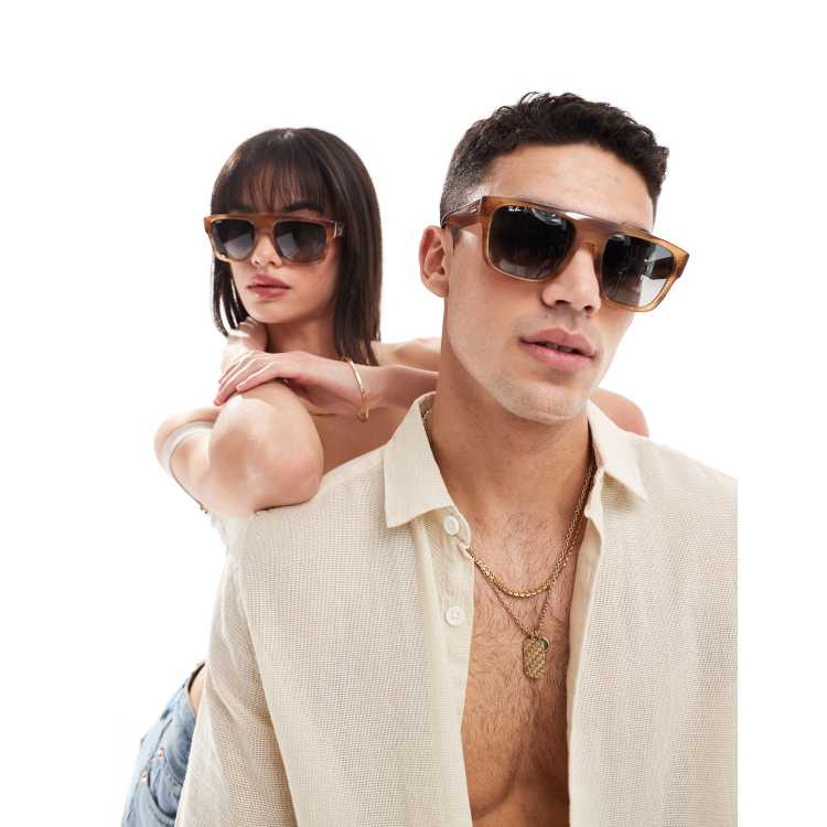 Lunette ray ban marron sale