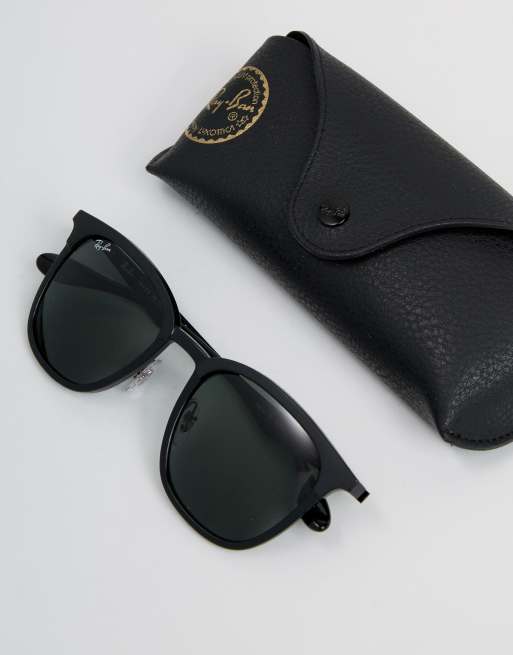 Ray-Ban – Eckige Sonnenbrille in Schwarz, 0RB4278, 2 von 4