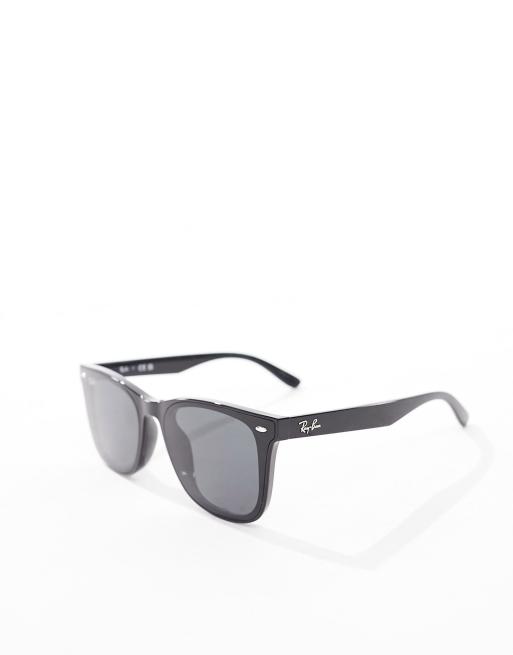 Ray-Ban – Eckige Sonnenbrille komplett in Schwarz, 3 von 4