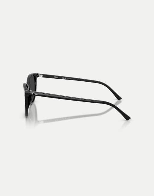 Ray-Ban - Elliot - Lunettes de soleil carrées à verres polarisés noirs - Noir, 3 de 3