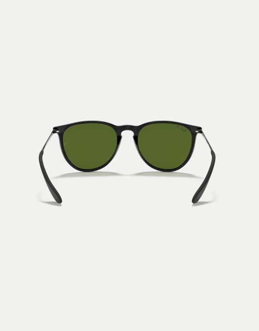 Ray-Ban Erika classic phantos occhiali da sole polarizzati con lenti verdi neri, 2 di 4