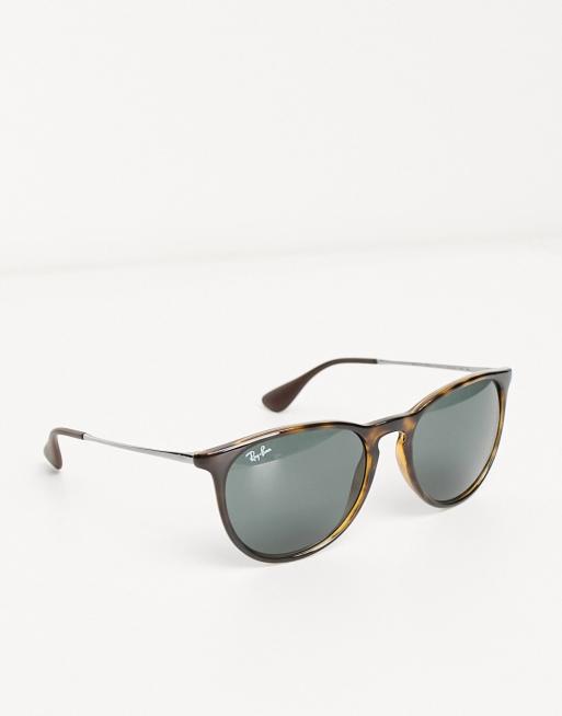 Ray-Ban – Erika – Spräckliga, runda solglasögon med metalldetaljer, 2 av 4