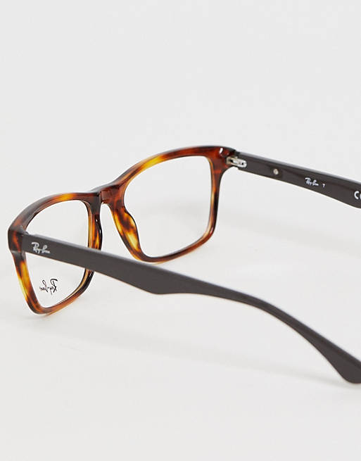 Ban firkantede skildpadde briller med klar linse | ASOS