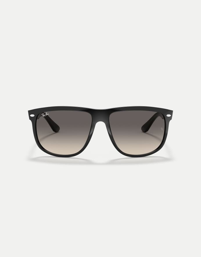 Ray-Ban gafas de sol cuadradas boyfriend con lentes clásicas en negro