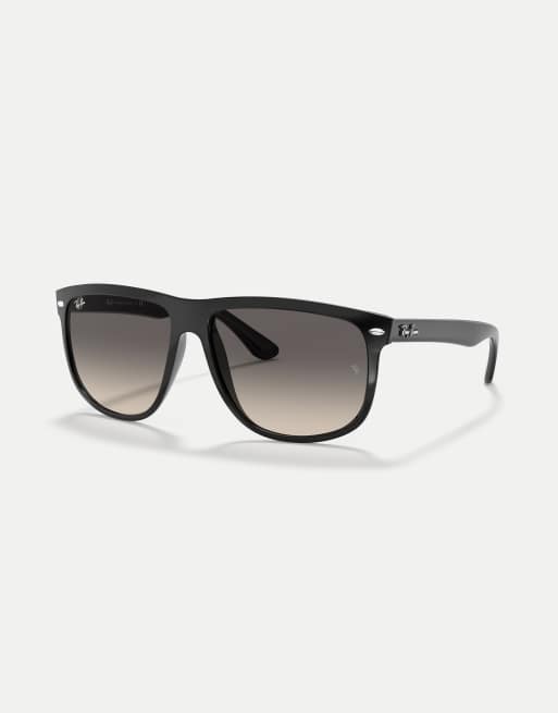 Ray-Ban gafas de sol cuadradas boyfriend con lentes clásicas en negro, 3 de 4