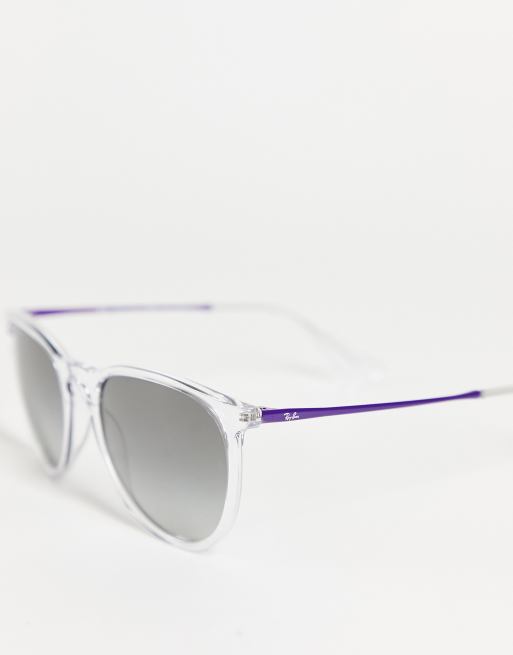 Ray-Ban – Genomskinliga runda solglasögon för kvinnor 0RB4171, 3 av 4