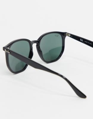 ray ban esagonali neri