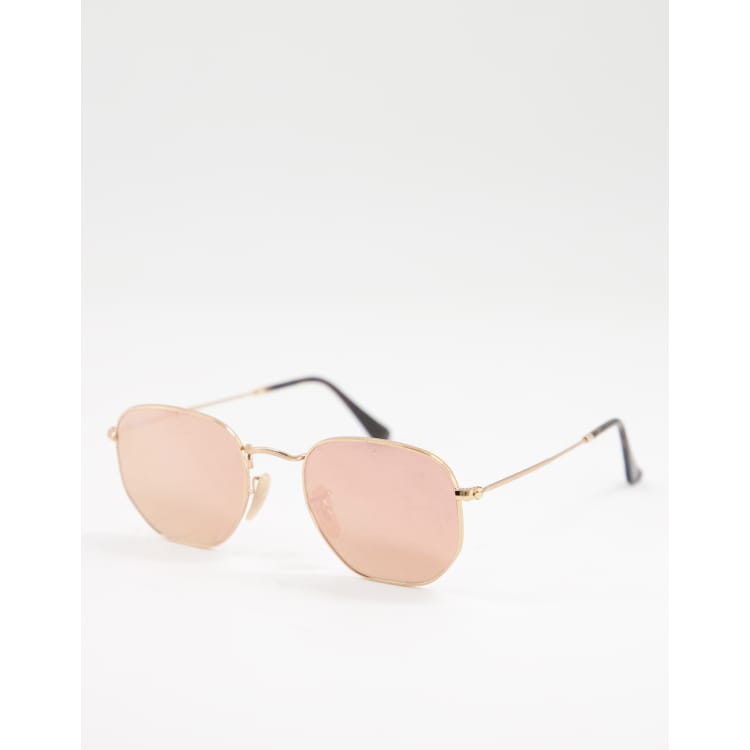 Rose gold pink outlet ray bans