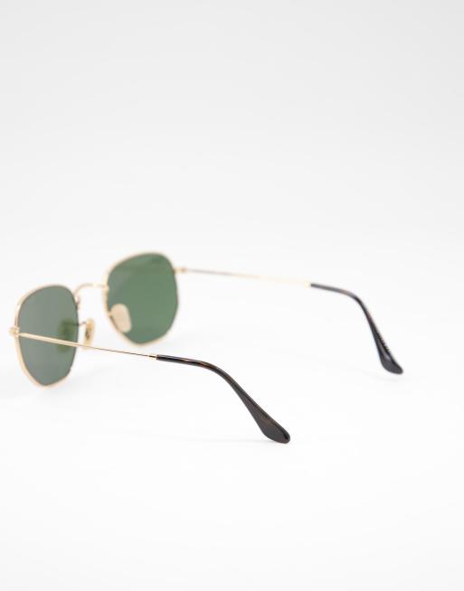 Ray ban hexagonal discount argent