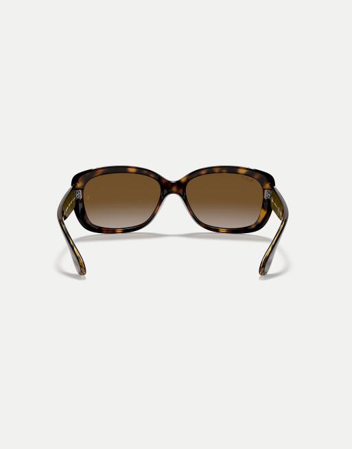 Ray-Ban - Jackie Ohh - Occhiali da sole a farfalla havana chiaro con lenti marroni polarizzate, 3 di 4