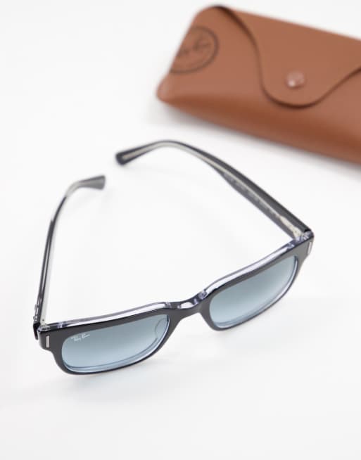 Ray-Ban Jeffrey unisex square sunglasses in black 0RB2191, 2 of 4