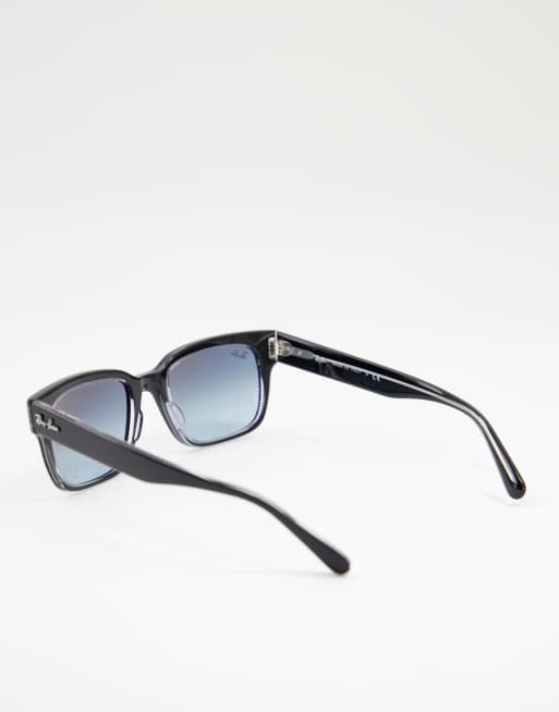 Ray-Ban - Jeffrey - Vierkante unisex zonnebril in zwart 0RB2191, 3 van 4