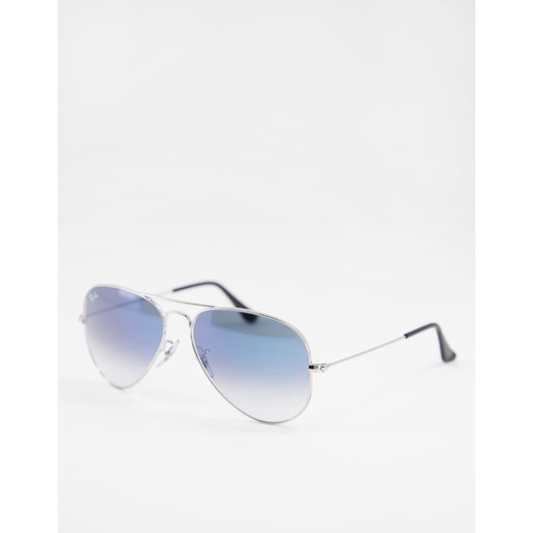 Ray Ban Lunettes de soleil aviateur monture argent e et verres