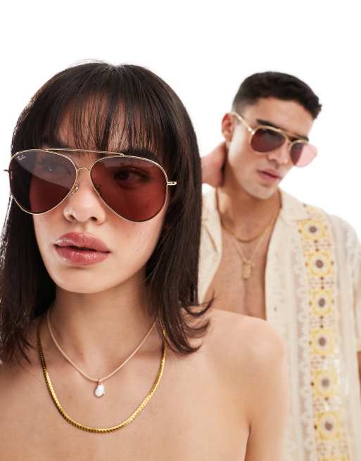 Lunette de soleil aviateur ray ban hot sale