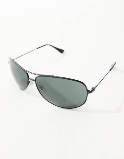 Ray Ban Lunettes de soleil aviateur Noir ASOS