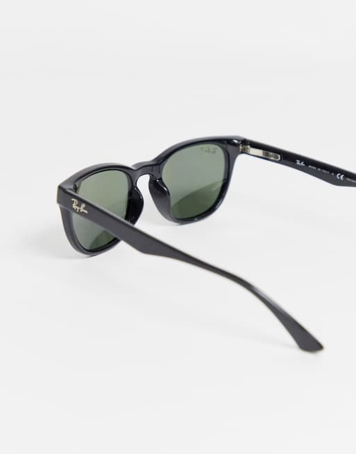 Ray Ban Lunettes de soleil classiques à monture fine Noir ASOS