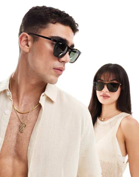 Ray Ban - Lunettes de soleil classiques - Marron écaille de tortue - view 1