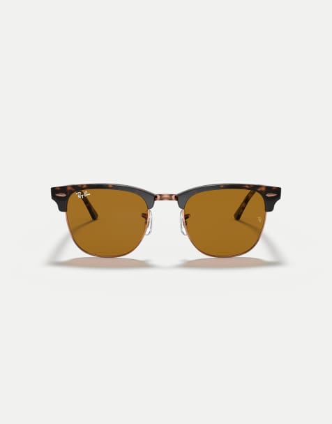 Ray-Ban lunettes de soleil Clubmaster avec verres marron havane - view 1