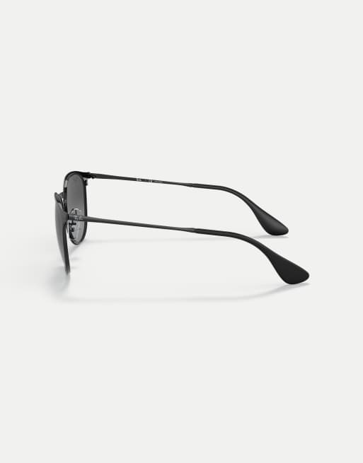 Ray-Ban lunettes de soleil Erika en métal phantos polarisées avec verres classiques noires, 4 de 4