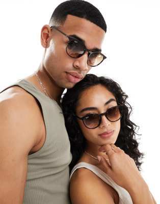 Lunettes De Soleil écaille De Tortue - Grande Forme - Protection UV - Neuf Avec étiquettes