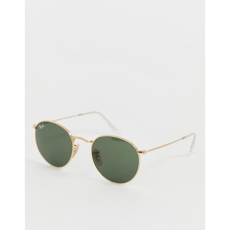 Ray Ban Lunettes de soleil rondes en m tal ASOS