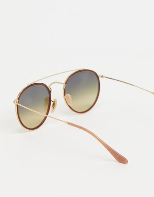 Ray-Ban - Lunettes de soleil rondes - Rose ORB3647N, 2 de 4