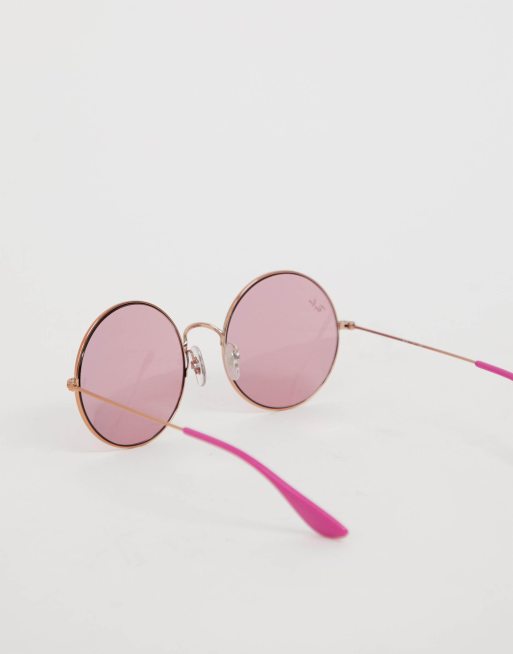 Ray ban femme store ronde rose