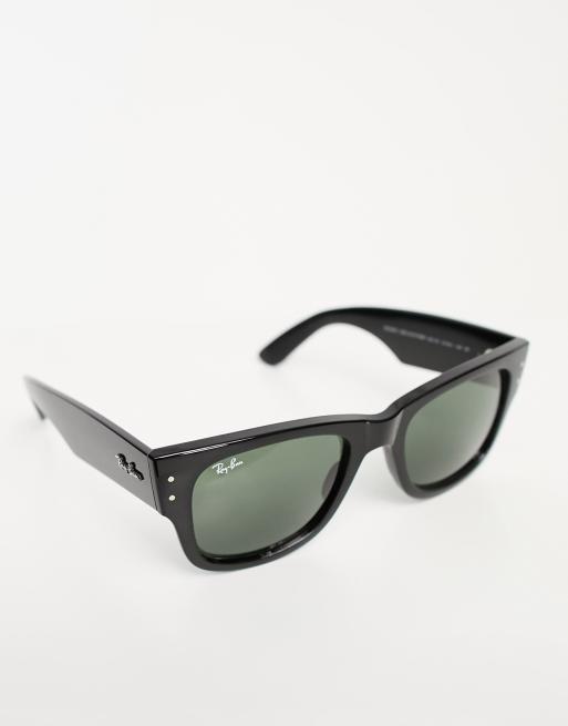 Ray Ban – Mega Wayfarer – Czarne okulary przeciwsłoneczne, 4 z 4