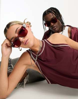 raybans red