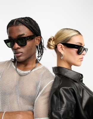 Ray-Ban - Mega Wayfarer - Lunettes de soleil - Noir