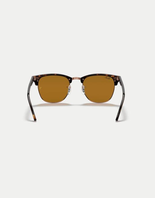Ray-Ban occhiali da sole Clubmaster con lenti marroni havana, 2 di 4