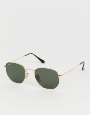 Ray Ban Occhiali Da Sole Esagonali Color Oro ASOS