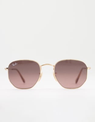 ray ban lenti esagonali