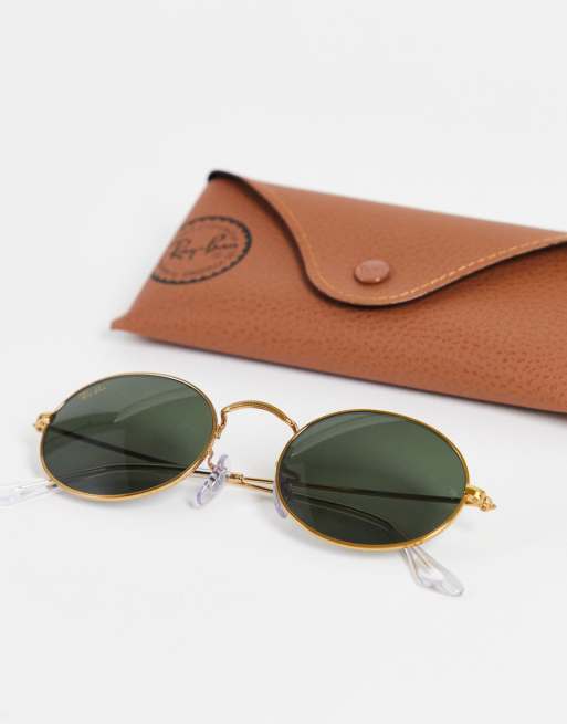 Occhiali da sole ovali ray cheap ban