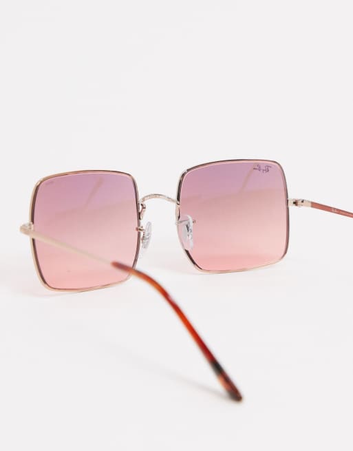 Ray ban square on sale rosa