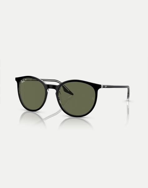 Ray-Ban - Phantos - Lunettes de soleil à verres gris polarisés - Noir - view 1