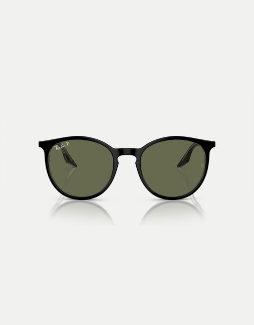 Ray-Ban - Phantos - Lunettes de soleil à verres gris polarisés - Noir, 3 de 4